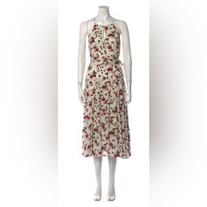 A.L.C. Floral Maxi Dress - Red and Cream